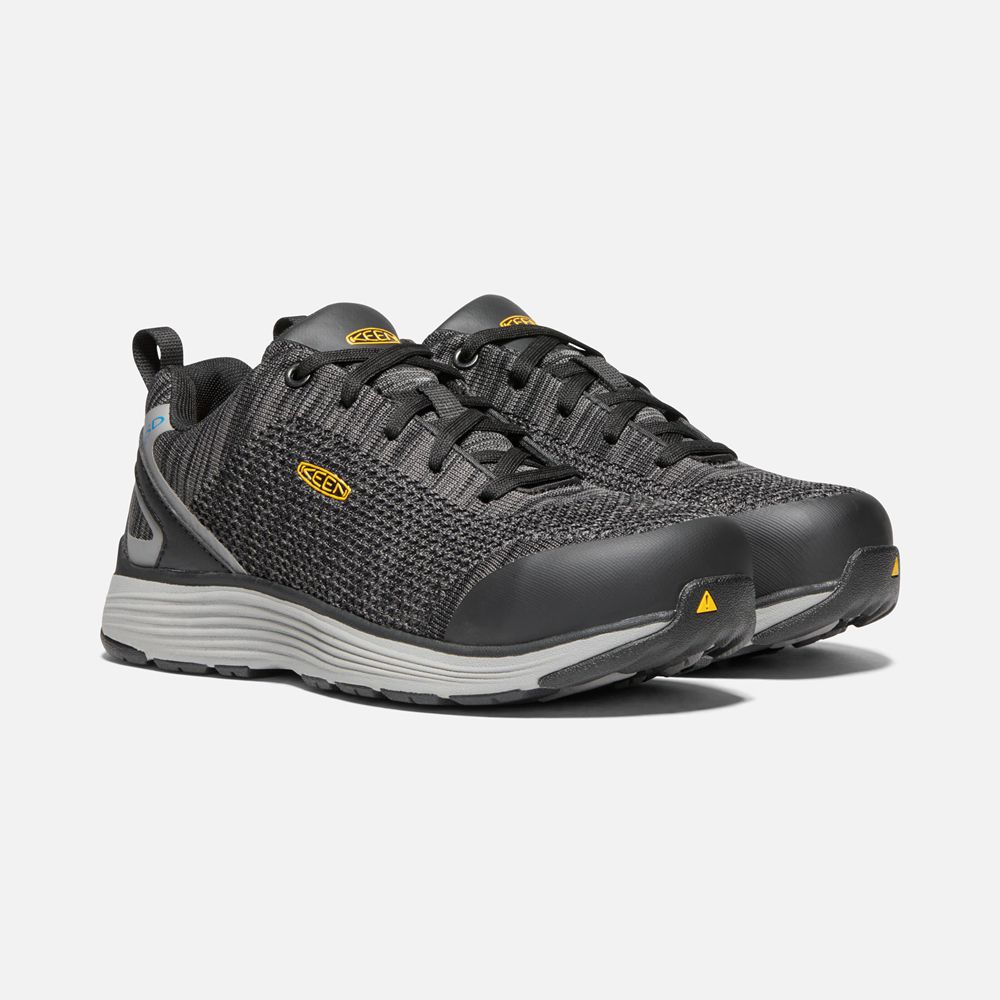 Keen Werkschoenen Dames Zwart/Grijs - Sparta Esd (Aluminum Toe) - 83512-EKMQ